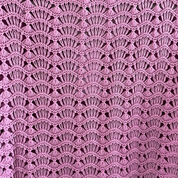 NWT LOVERS & FRIENDS | Pink Cotton Estie Pointelle Knit Top & Pant SET | Size S - Picture 8 of 14